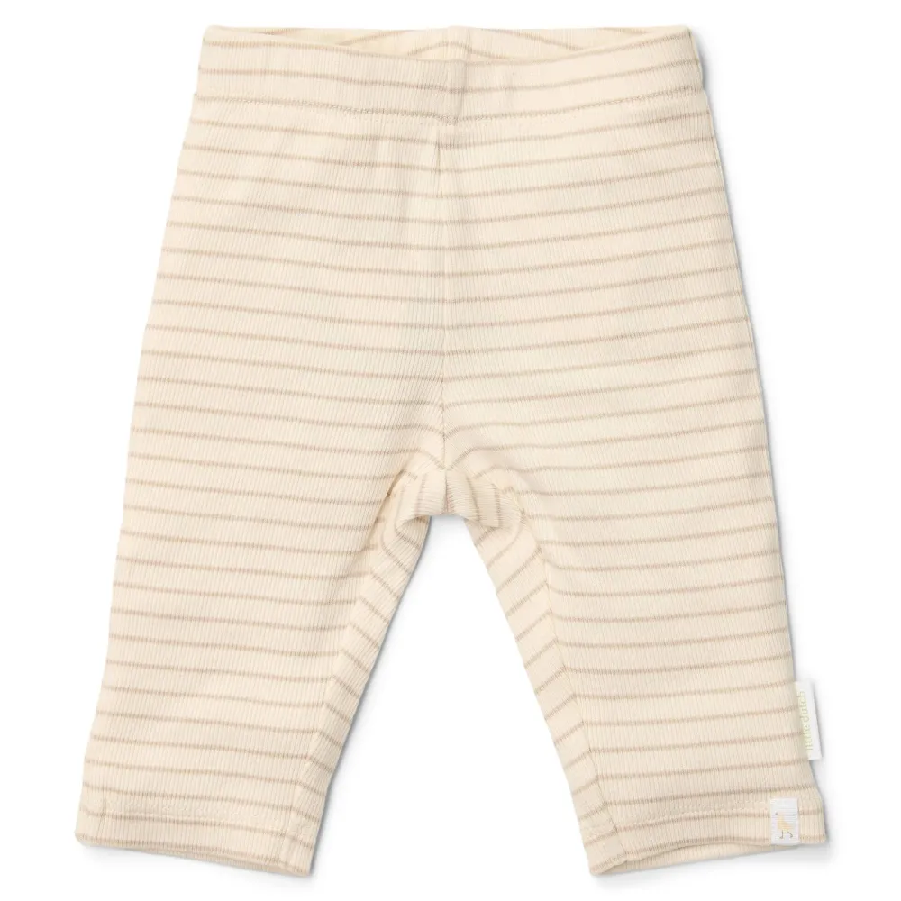 Little Dutch Legging - Beige - Newborn Naturals - Stripe