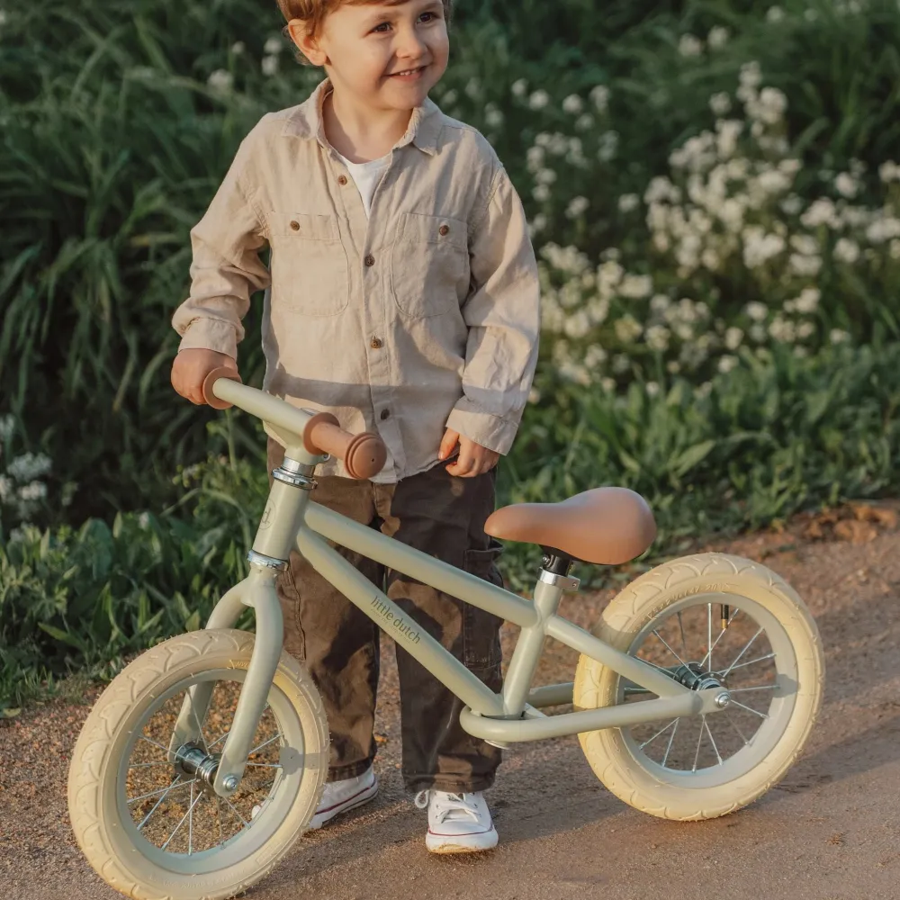 Little Dutch Loopfiets Mat Groen