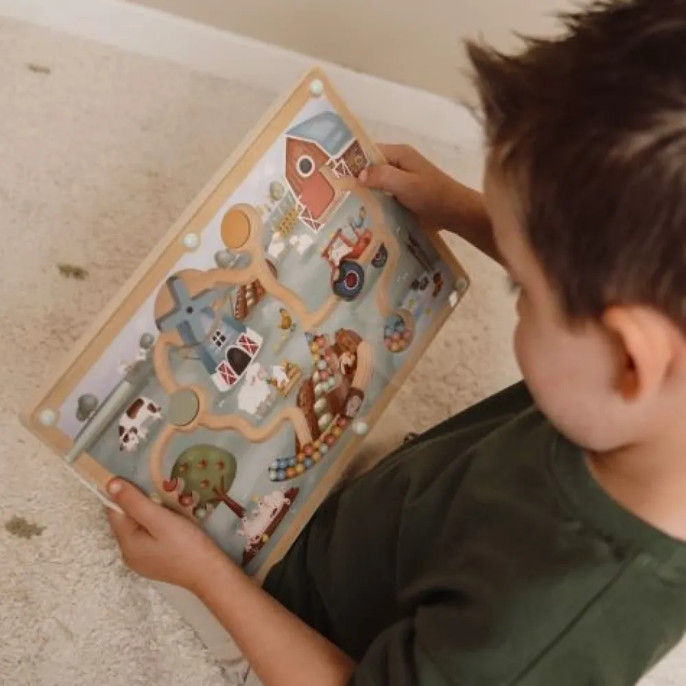 Little Dutch Magnetisch doolhof - Meerkleurig - Little Farm