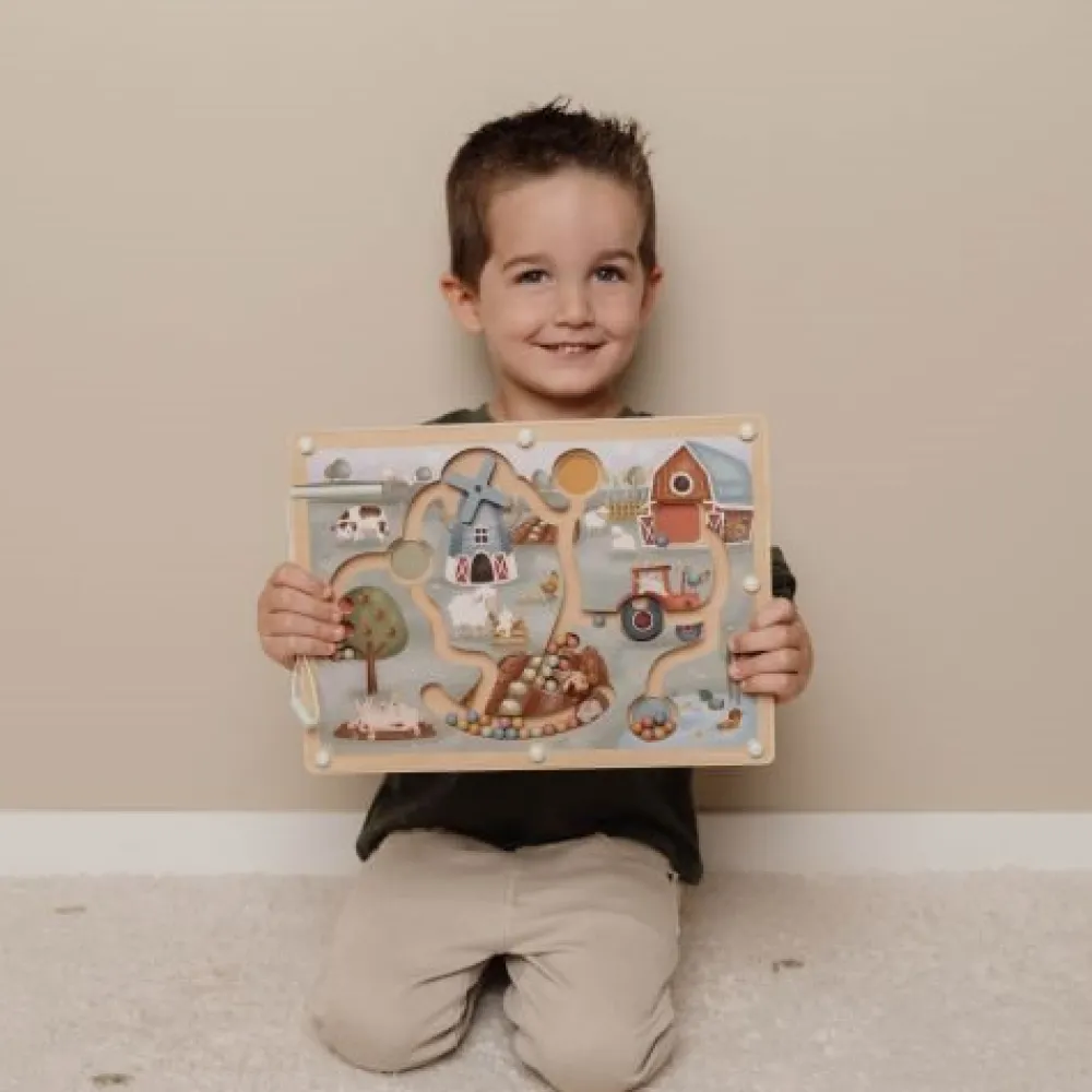 Little Dutch Magnetisch doolhof - Meerkleurig - Little Farm