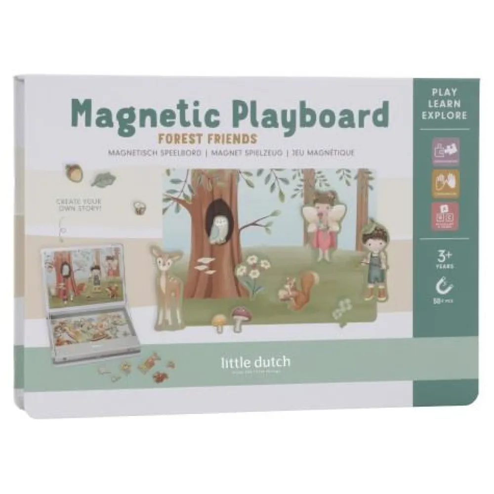 Little Dutch Magnetisch speelbord - Meerkleurig - Forest Friends