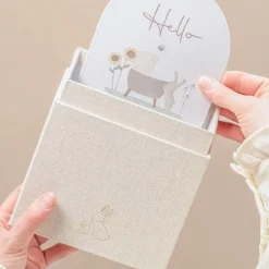 Little Dutch Mijlpaal kaarten - Beige - Baby Bunny - EN