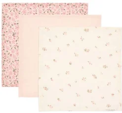 Little Dutch Monddoekjes set - Roze - Fairy Garden