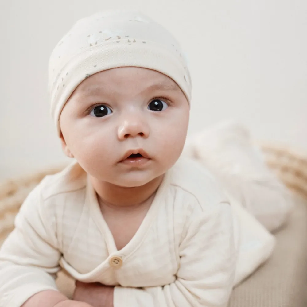 Little Dutch Mutsje - Beige - Newborn Naturals - Little Goose