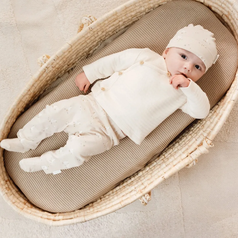 Little Dutch Mutsje - Beige - Newborn Naturals - Little Goose