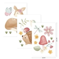 Little Dutch Muurstickers - Meerkleurig - Fairy Garden