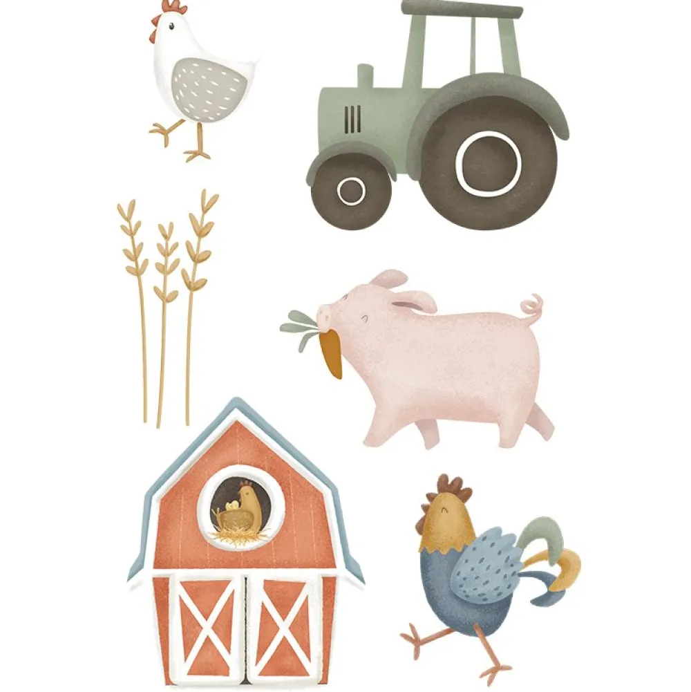 Little Dutch Muurstickers - Meerkleurig - Little Farm