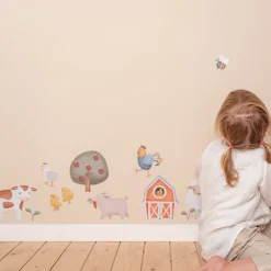 Little Dutch Muurstickers - Meerkleurig - Little Farm
