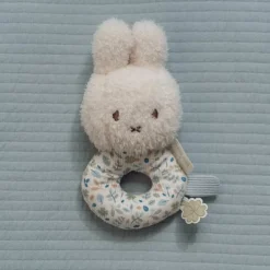 Little Dutch nijntje rammelaar - Blauw - Lucky Leaves