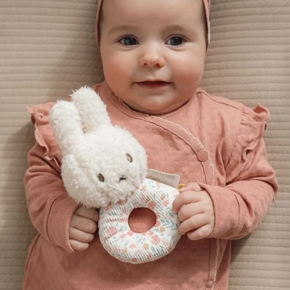 Little Dutch nijntje rammelaar - Roze - Lucky Blossom