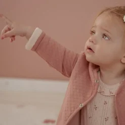 Little Dutch Omkeerbaar jasje - Roze - Fairy Garden