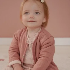 Little Dutch Omkeerbaar jasje - Roze - Fairy Garden