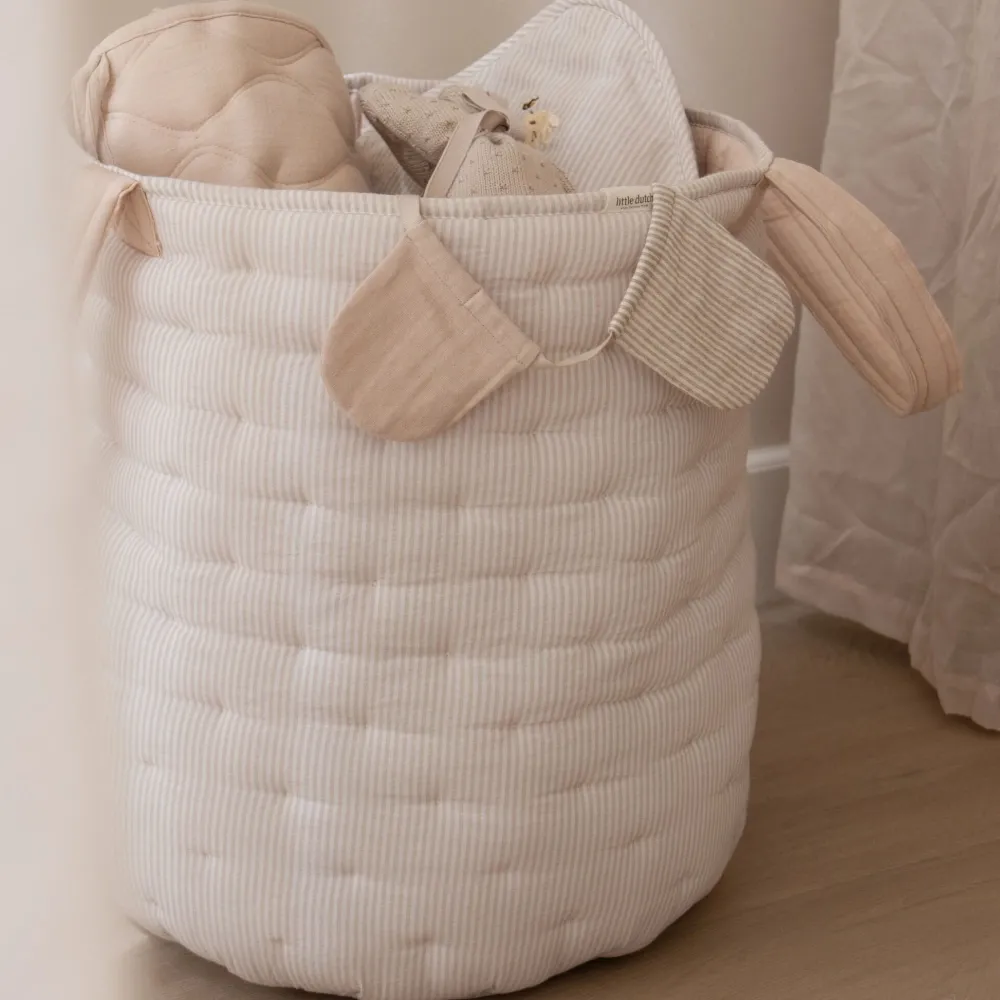 Little Dutch Opbergmand groot - Beige - Essentials