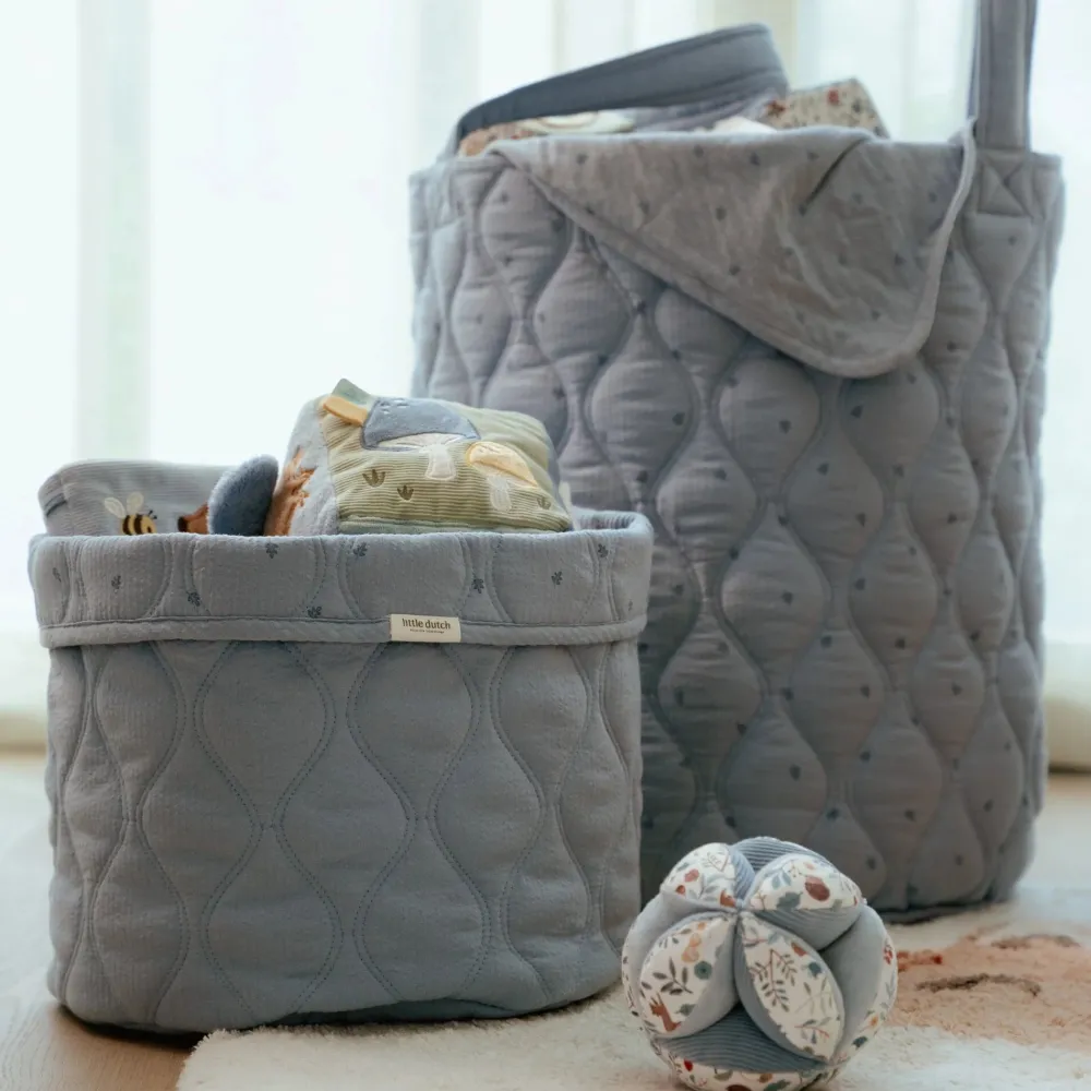 Little Dutch Opbergmand groot - Blauw - Essentials