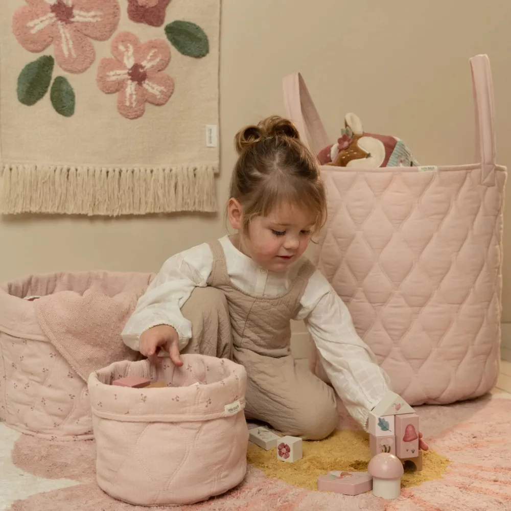 Little Dutch Opbergmand groot - Roze - Essentials