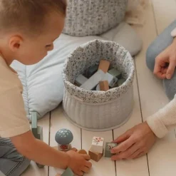 Little Dutch Opbergmand klein - Blauw - Forest Friends - Forest Adventure