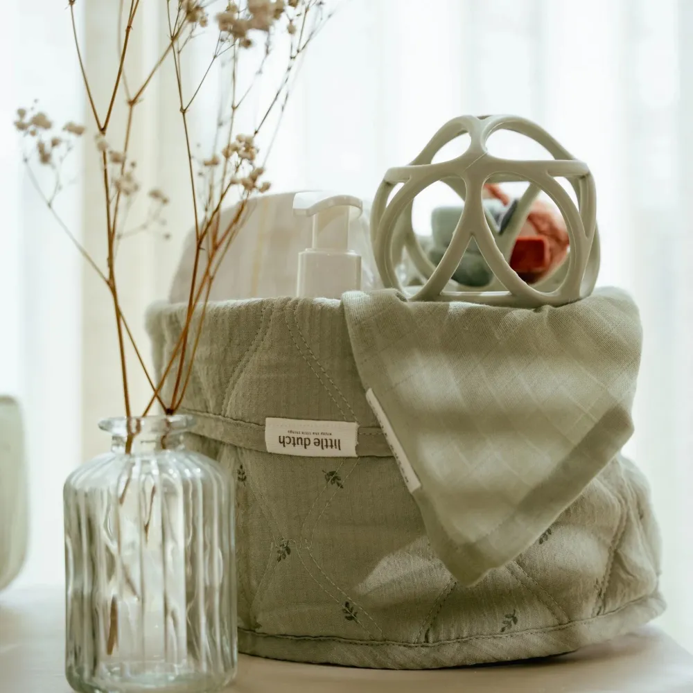 Little Dutch Opbergmand klein - Groen - Essentials