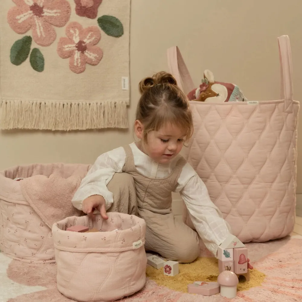 Little Dutch Opbergmandje medium - Roze - Essentials