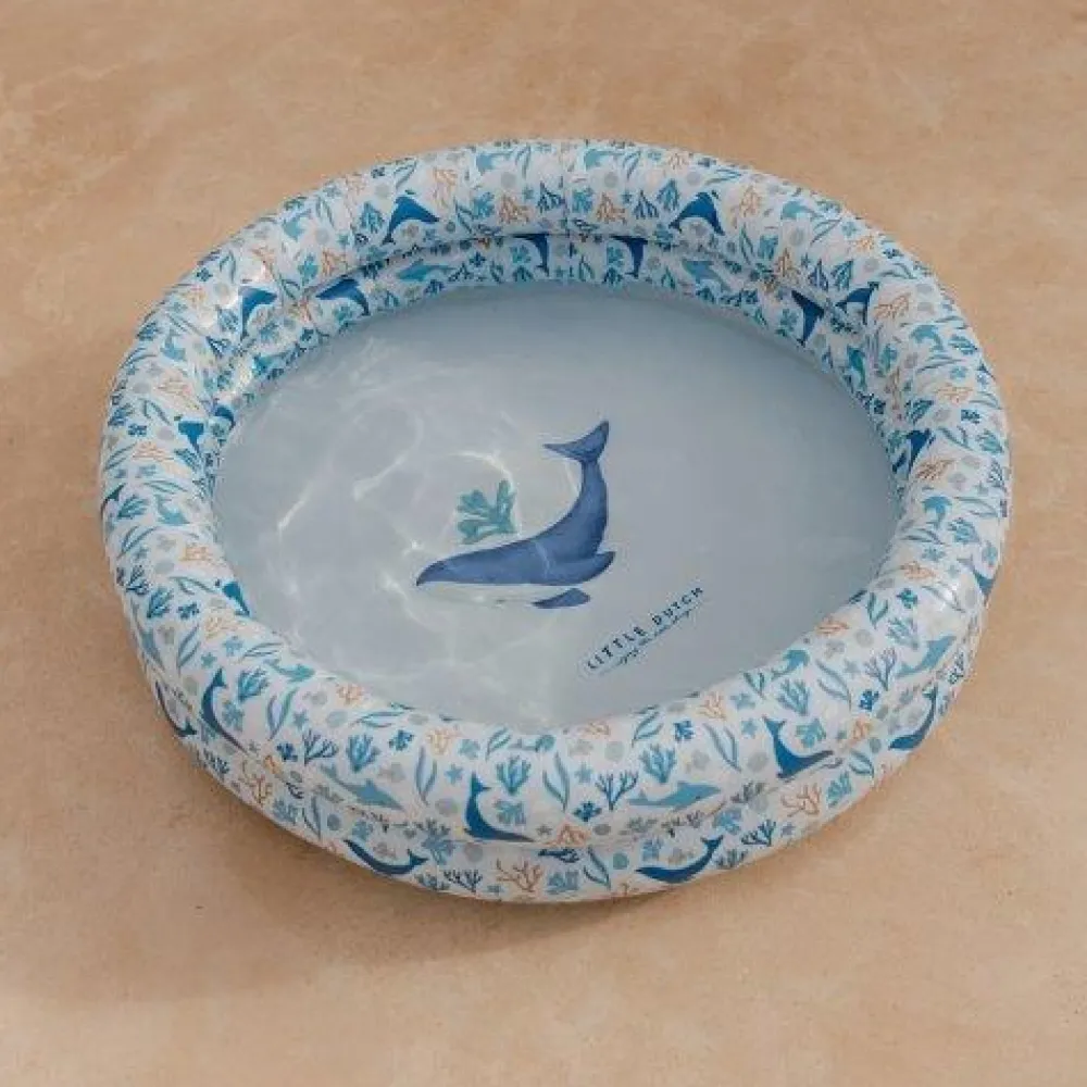 Little Dutch Opblaasbaar zwembad - Blauw - Ocean Dreams