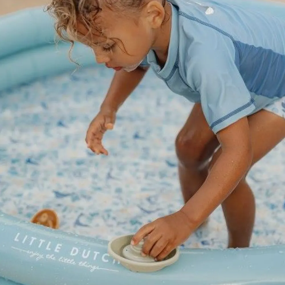 Little Dutch Opblaasbaar zwembad - Blauw - Ocean Dreams