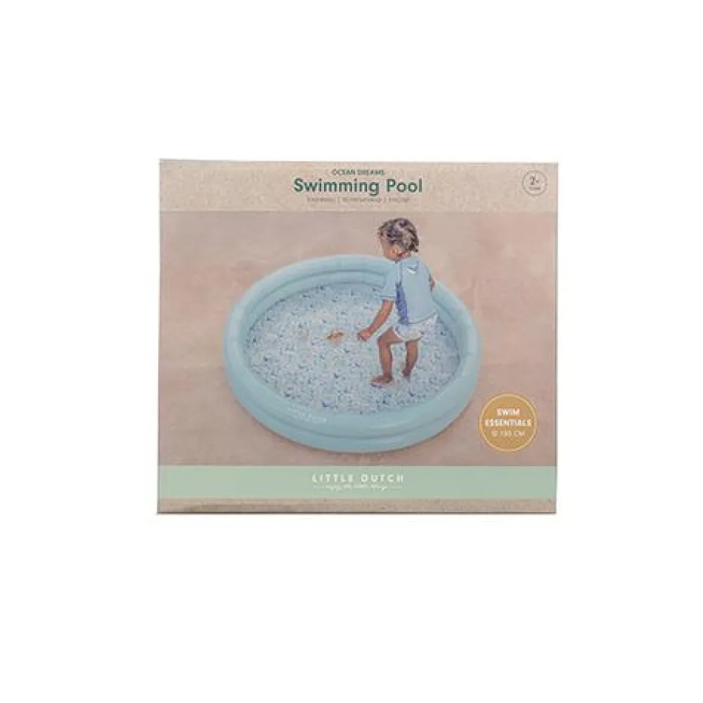 Little Dutch Opblaasbaar zwembad - Blauw - Ocean Dreams