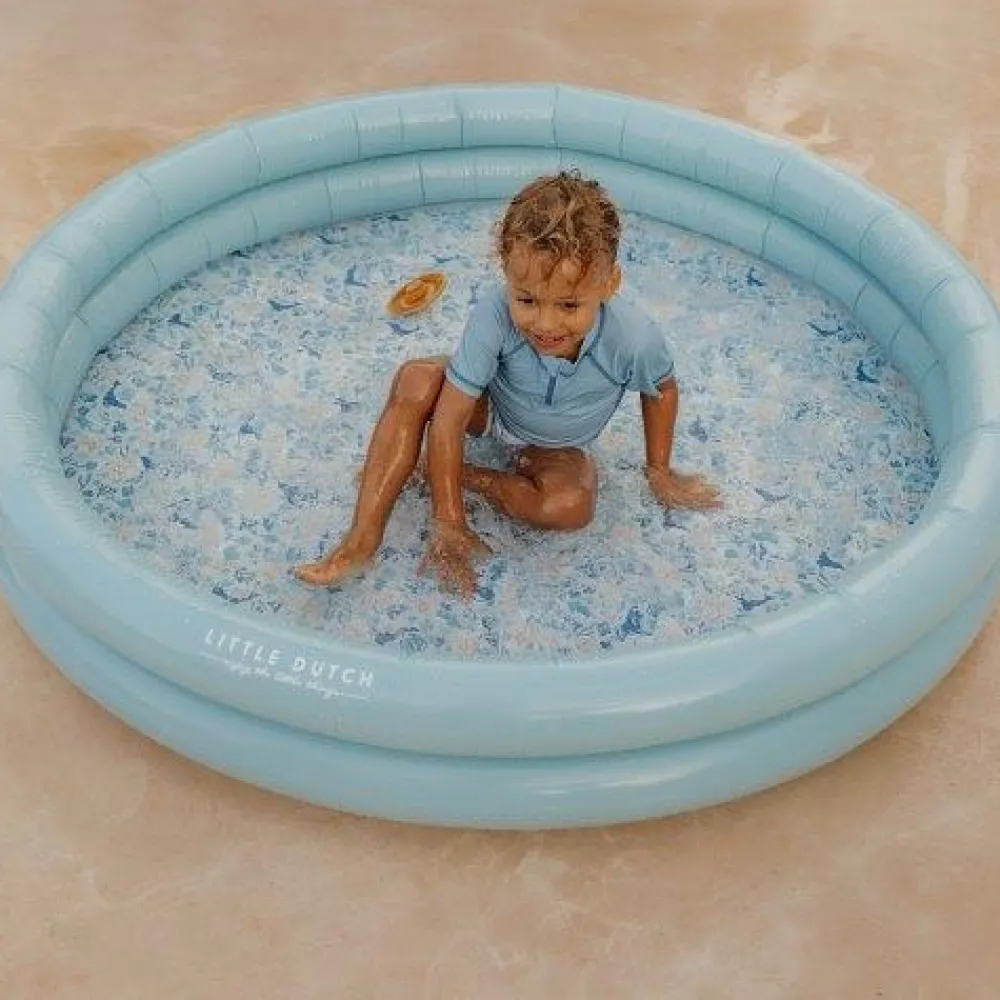 Little Dutch Opblaasbaar zwembad - Blauw - Ocean Dreams
