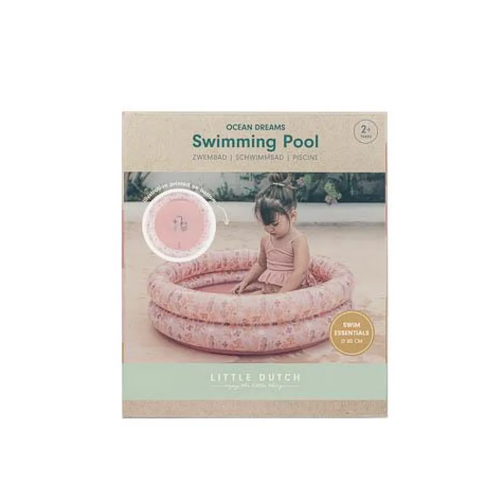 Little Dutch Opblaasbaar zwembad - Roze - Ocean Dreams