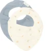 Little Dutch 2-pack Bandana slab - Wit - Forest Friends - Forest Treasures
