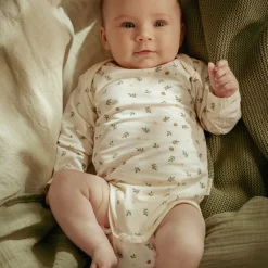 Little Dutch 2-pack kerst romper lange mouw – Beige