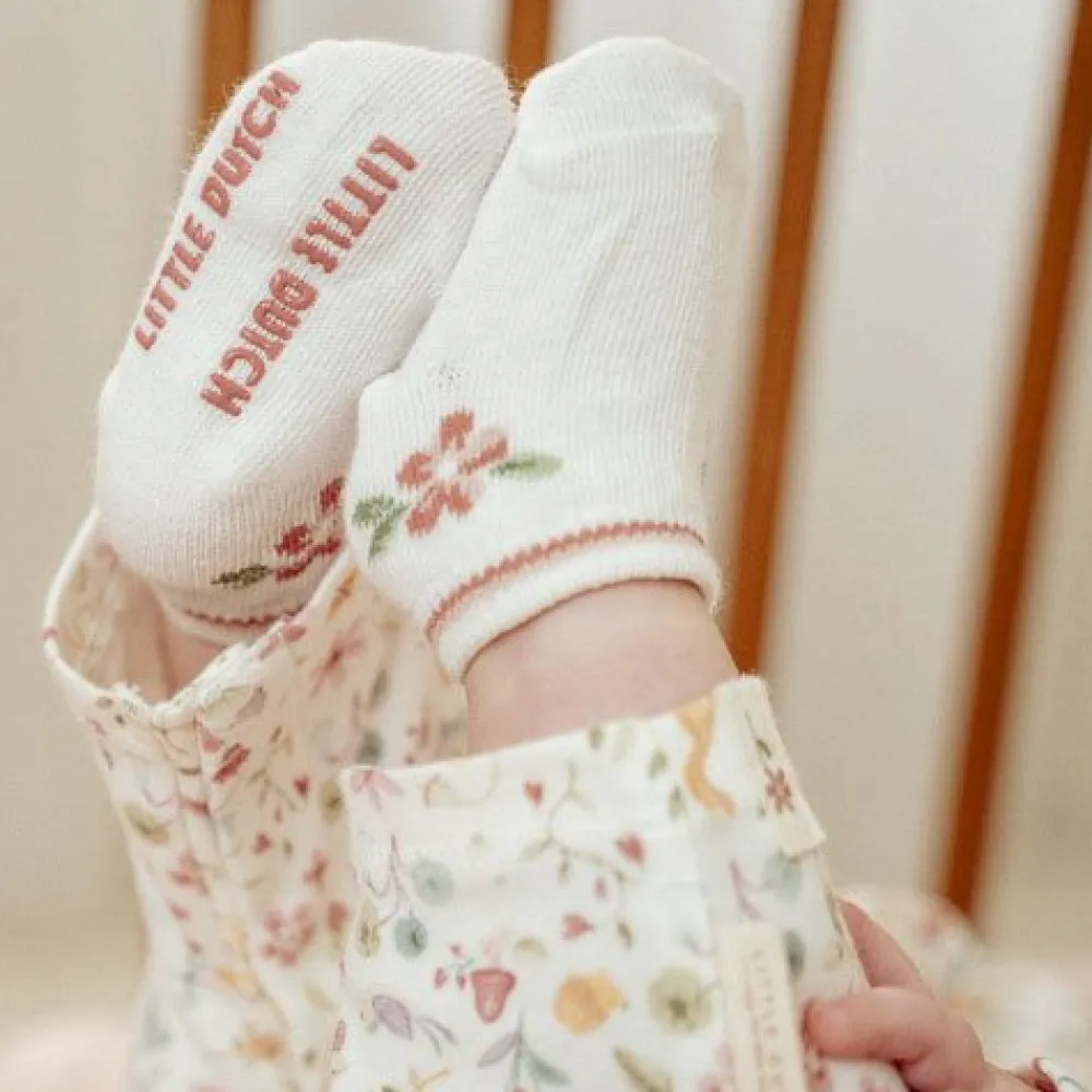 Little Dutch 3-pack lage sokken - Meerkleurig - Fairy Garden