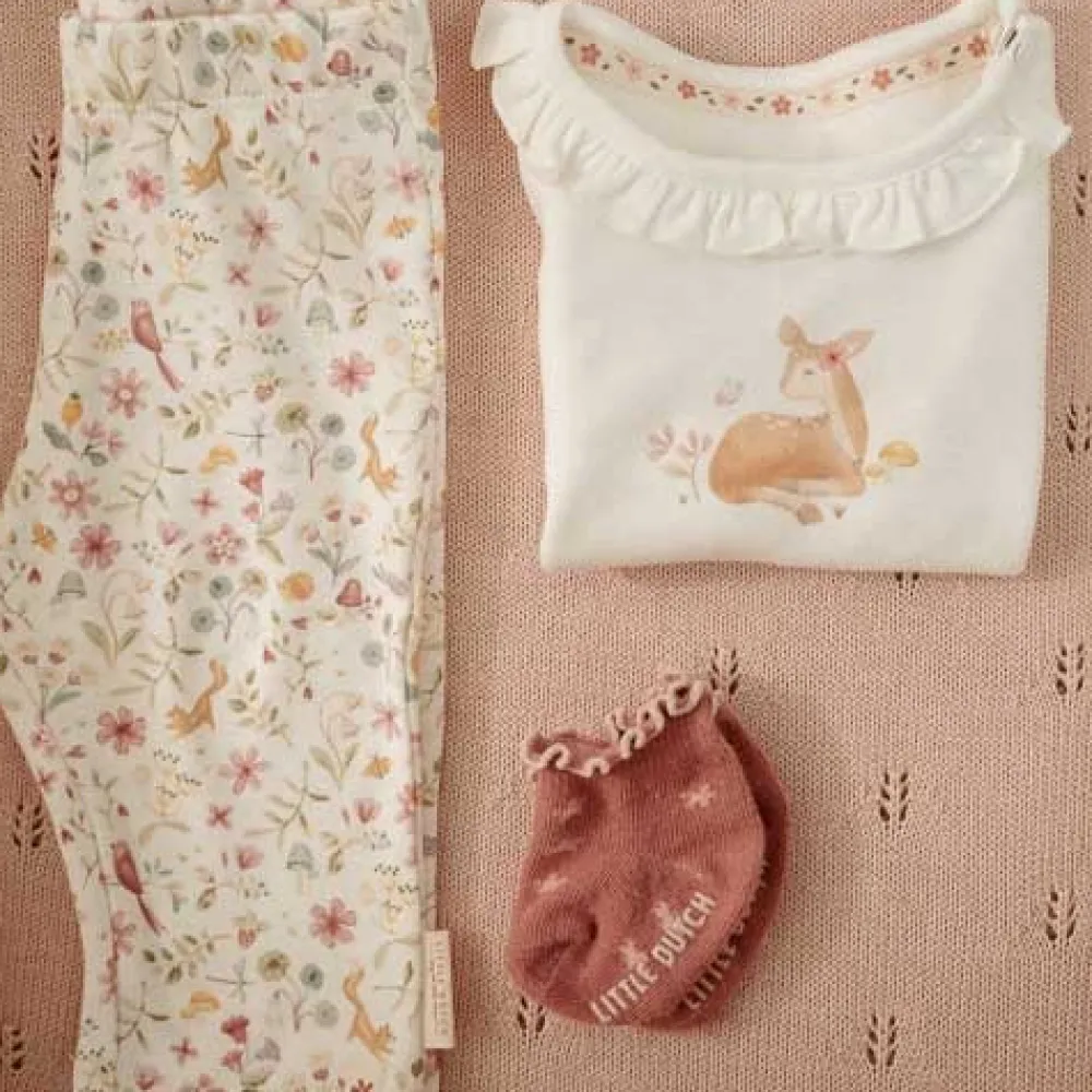 Little Dutch 3-pack lage sokken - Meerkleurig - Fairy Garden