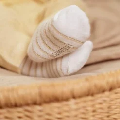 Little Dutch 3-pack sokken - Meerkleurig - Zand - Geel - Groen - Little Farm