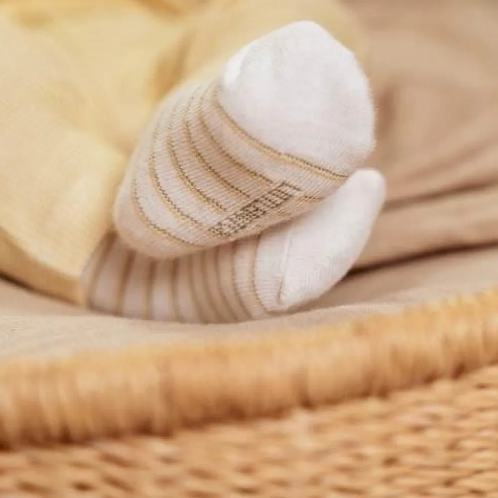 Little Dutch 3-pack sokken - Meerkleurig - Zand - Geel - Groen - Little Farm