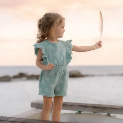 Little Dutch Playsuit - Groen - Ocean Treasures