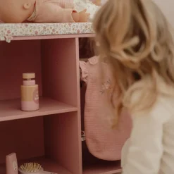 Little Dutch Poppencommode – Roze – Essentials