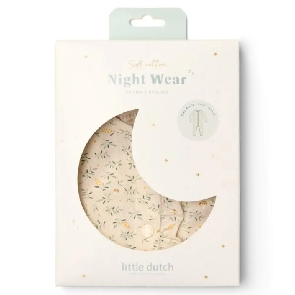 Little Dutch Pyjama - Zand - Blueberry Leaves
