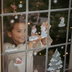 Little Dutch Raamstickers Kerst - Meerkleurig