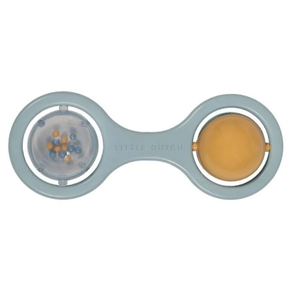 Little Dutch Rammelaar met balletjes - Blauw - Essentials
