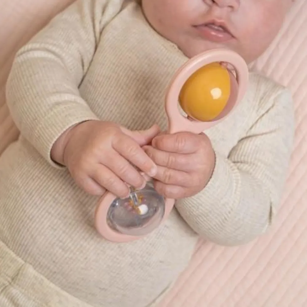 Little Dutch Rammelaar met balletjes - Roze - Essentials