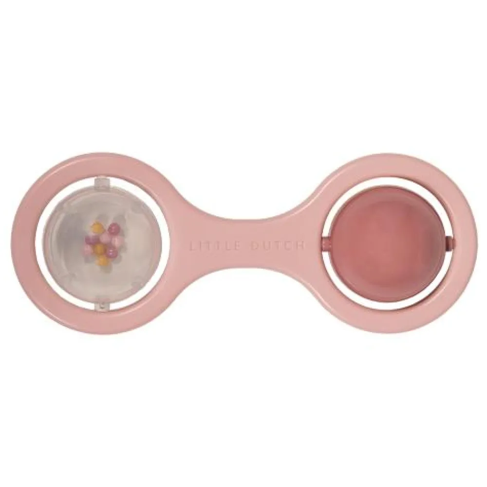 Little Dutch Rammelaar met balletjes - Roze - Essentials