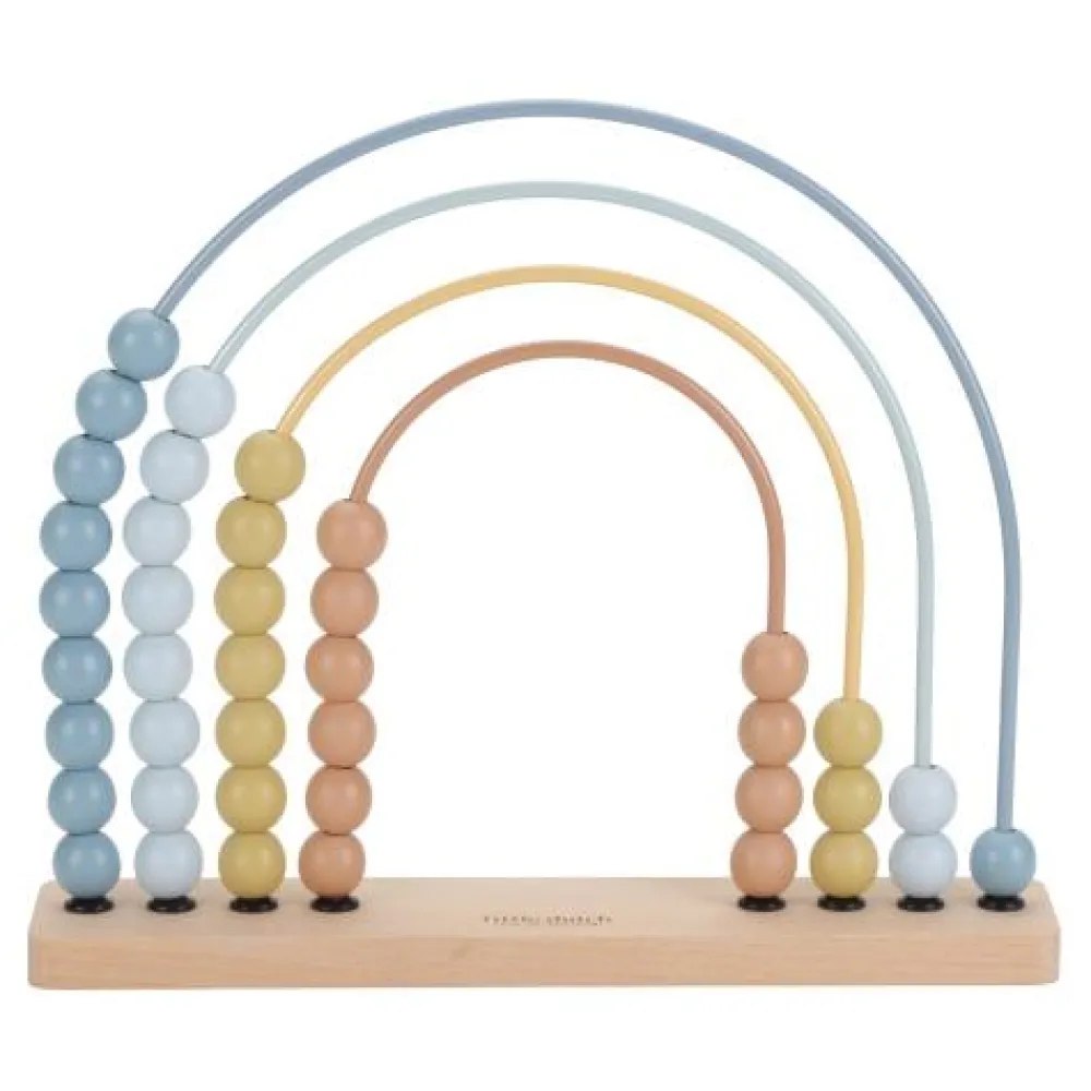Little Dutch Regenboog telraam - Blauw - Forest Friends