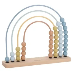Little Dutch Regenboog telraam - Blauw - Forest Friends
