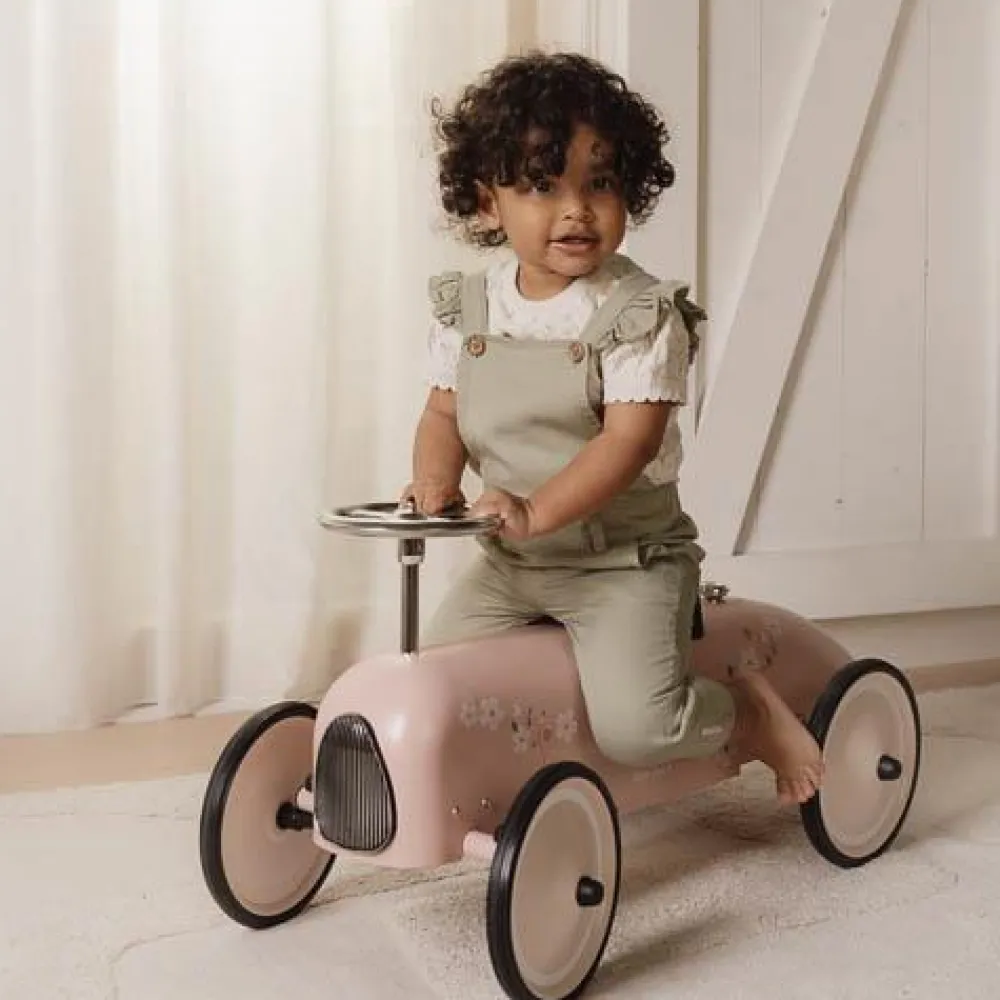 Little Dutch Retro loopauto - Roze - Essentials