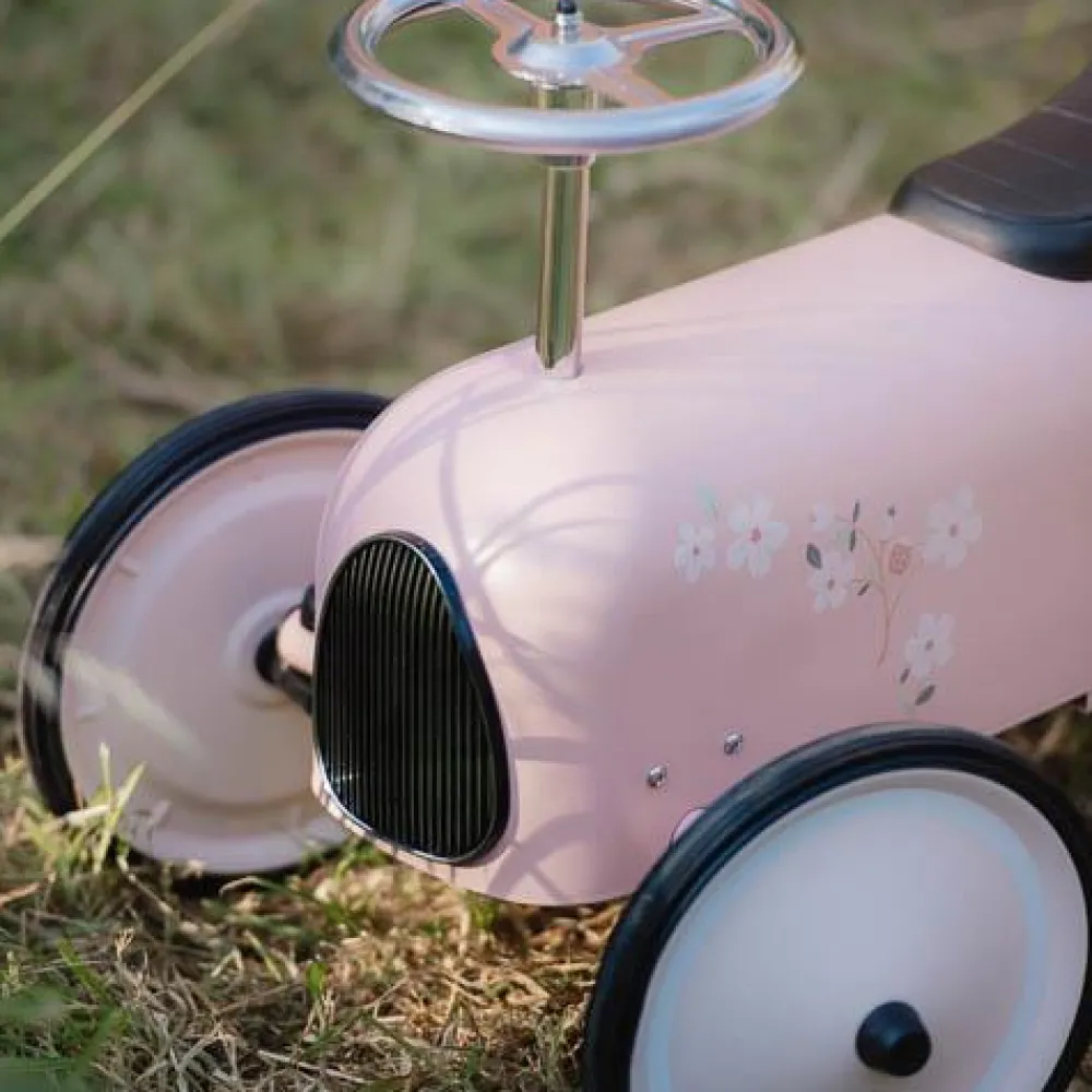 Little Dutch Retro loopauto - Roze - Essentials