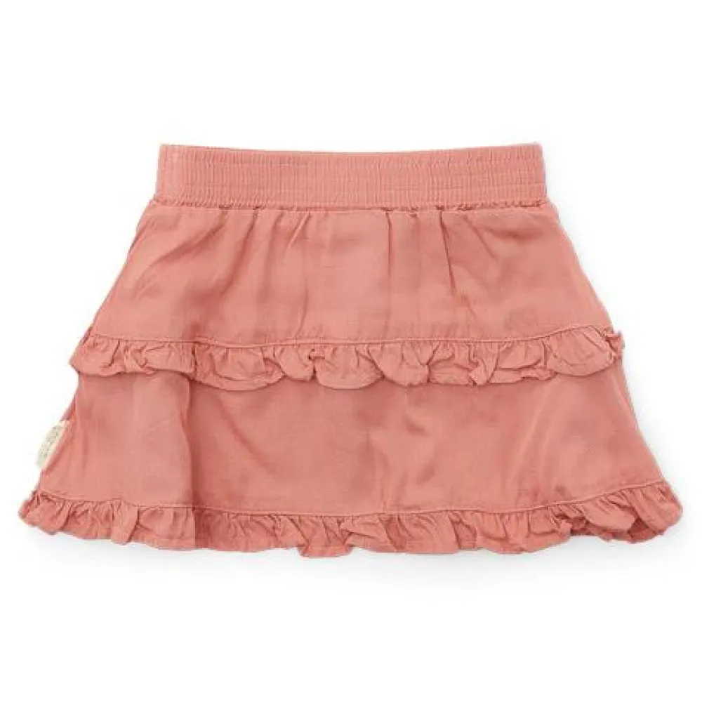 Little Dutch Rok met ruches - Roze - Little Farm