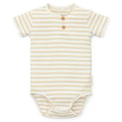 Little Dutch Romper korte mouw - Meerkleurig - Little Farm - Streep