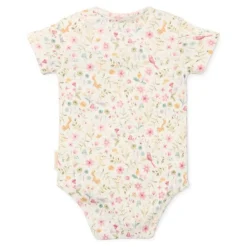 Little Dutch Romper korte mouw - Wit - Fairy Garden