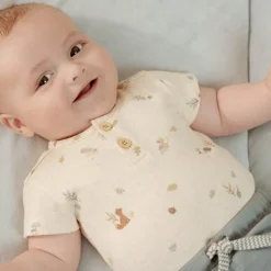 Little Dutch Romper korte mouw - Zand - Forest Friends