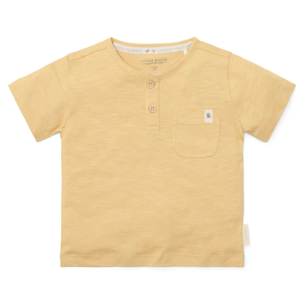 Little Dutch Shirt korte mouw - Geel - Forest Friends