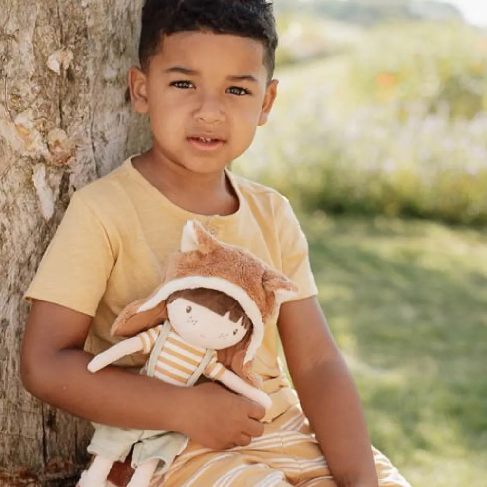 Little Dutch Shirt korte mouw - Geel - Forest Friends